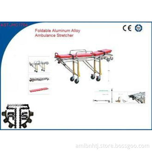 Stainless Steel Ambulance Stretchers Foldaway Emergency Res
